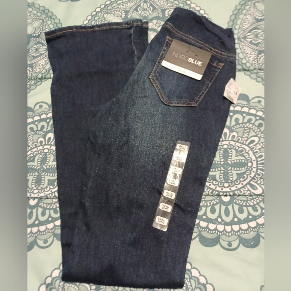 Indigo Blue Maternity Bootcut Jeans, SL, NWT
